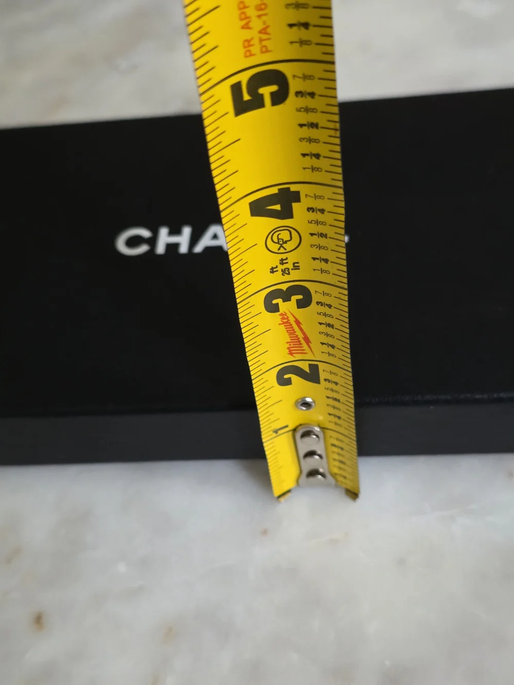Authentic Chanel Long Wallet Gift Box W/ Dust Cover & Card- 8.1